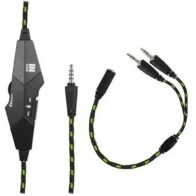 Накладні дротові навушники XPRO BK-43 Single Plug з мікрофоном темно-зелені (MER-15574_416) - фото 4