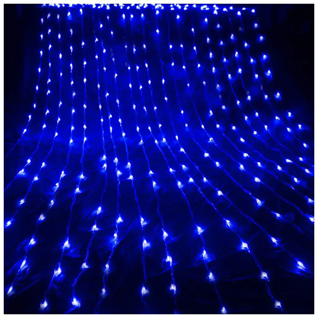 Гірлянда ColorWay штора водоспад 3x3м 300LED 220V синя (CW-GW-300L33VWFBL) - фото 5