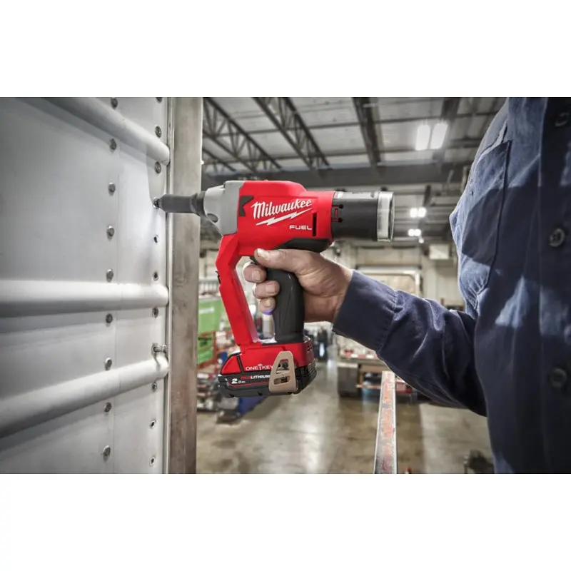 Акумуляторний безщітковий клепальник MILWAUKEE M18 ONEFPRT-0X, Ø4,8-7,0мм (каркас, HDкейс) - фото 8