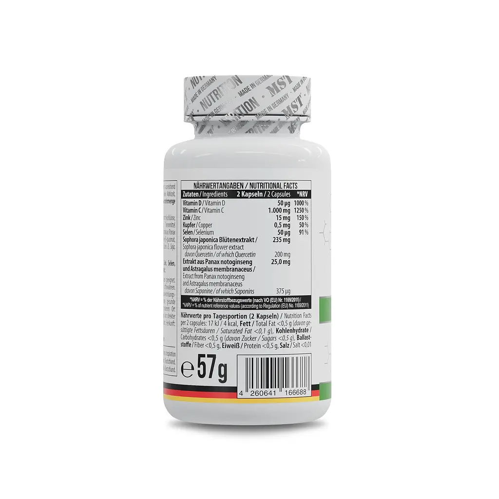 Комплекс підтримки імунної системи MST Nutrition Immune Complex, 60 капсул - фото 2