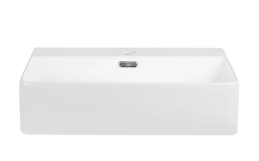 Раковина подвесная Qtap Nando LT 500х420х130 мм, White, прямоугольная, без донного клапана QT12116146AW - фото 2