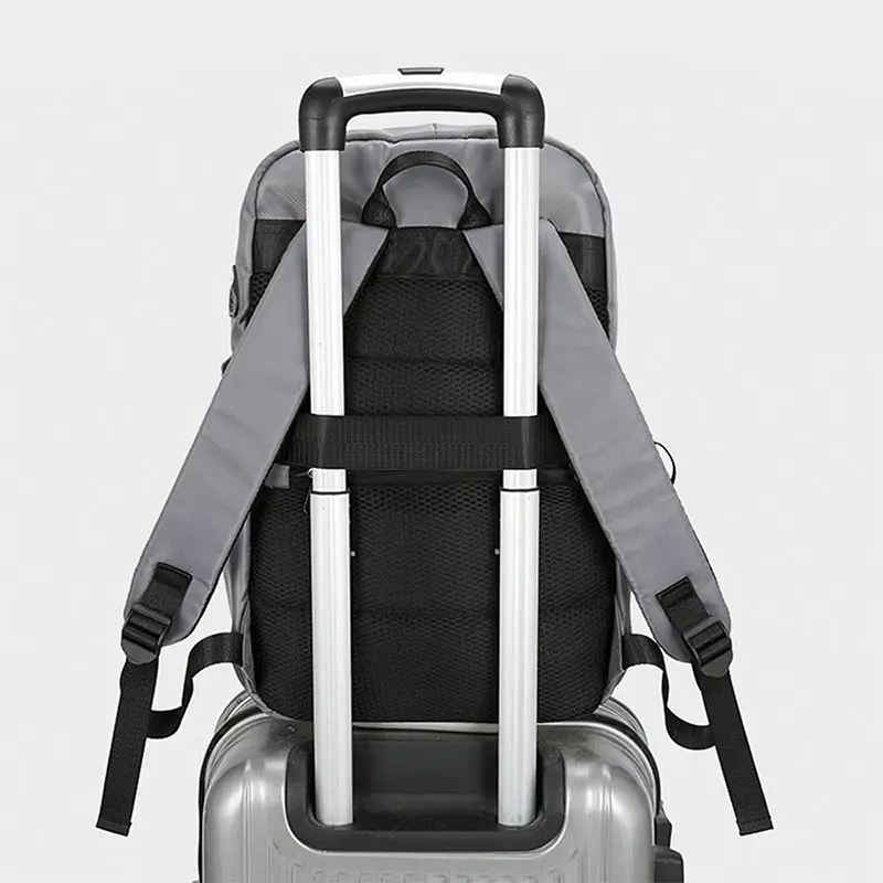 Рюкзак міський No Brand SK-6012 43х27 см Gray 12654-84501 - фото 7