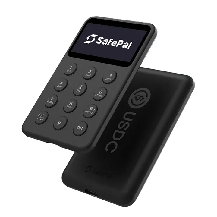 Аппаратный криптокошелек SafePal X1 x USDC Limited Edition Black (SUSDCX1Black) - фото 2