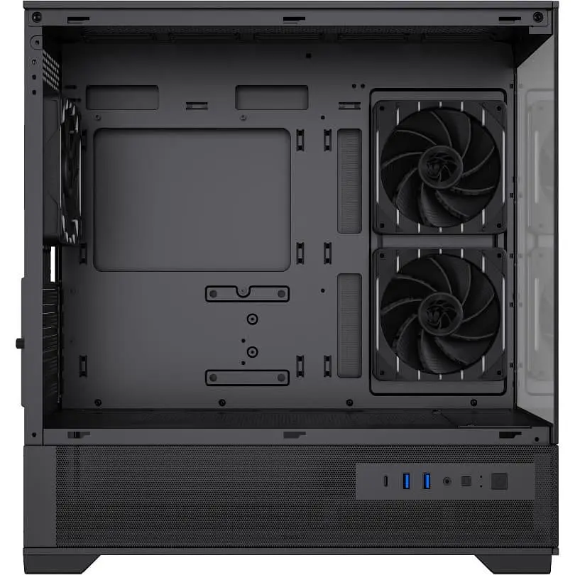 Корпус GameMax Vista 2 M Tempered Glass без БЖ Black (VISTA 2 MB) Без БП - фото 4