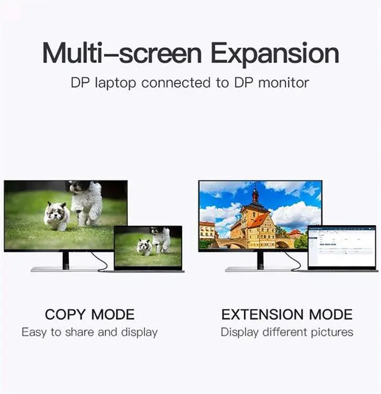 Кабель Vention DisplayPort - DisplayPort (M/M), 1 м, чорний (HACBF) - фото 4