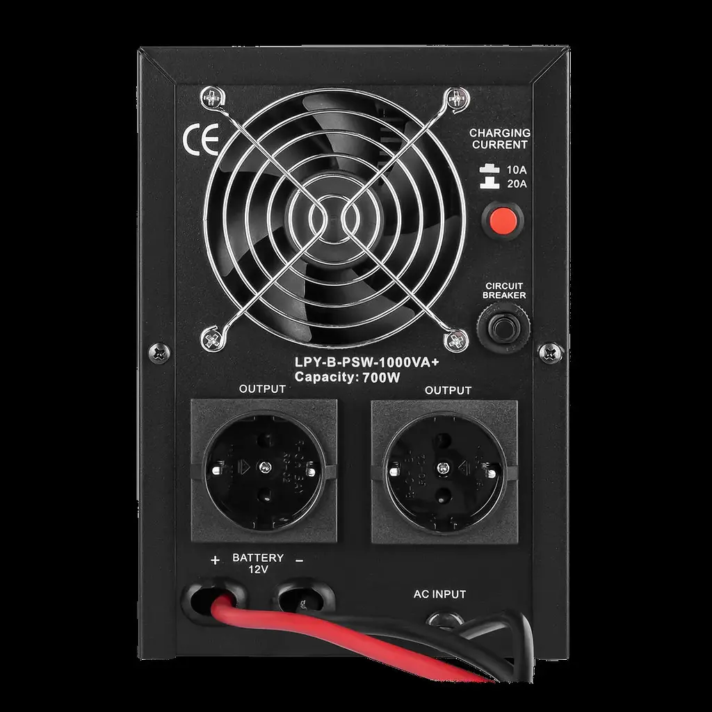 ДБЖ з правильною синусоїдою LogicPower 12V LPY-B-PSW-1000VA + 700 Вт 10A/20A - фото 4