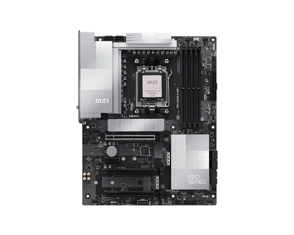 Материнская плата PRO X870E-P WIFI sAM5 X870E 4xDDR5 M.2 HDMI WiFi BT ATX MSI teh0019073 - фото 2
