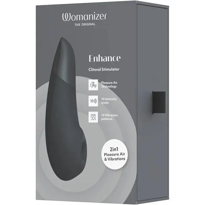 Вакуумный вибратор Womanizer Enhance (Black) - фото 8