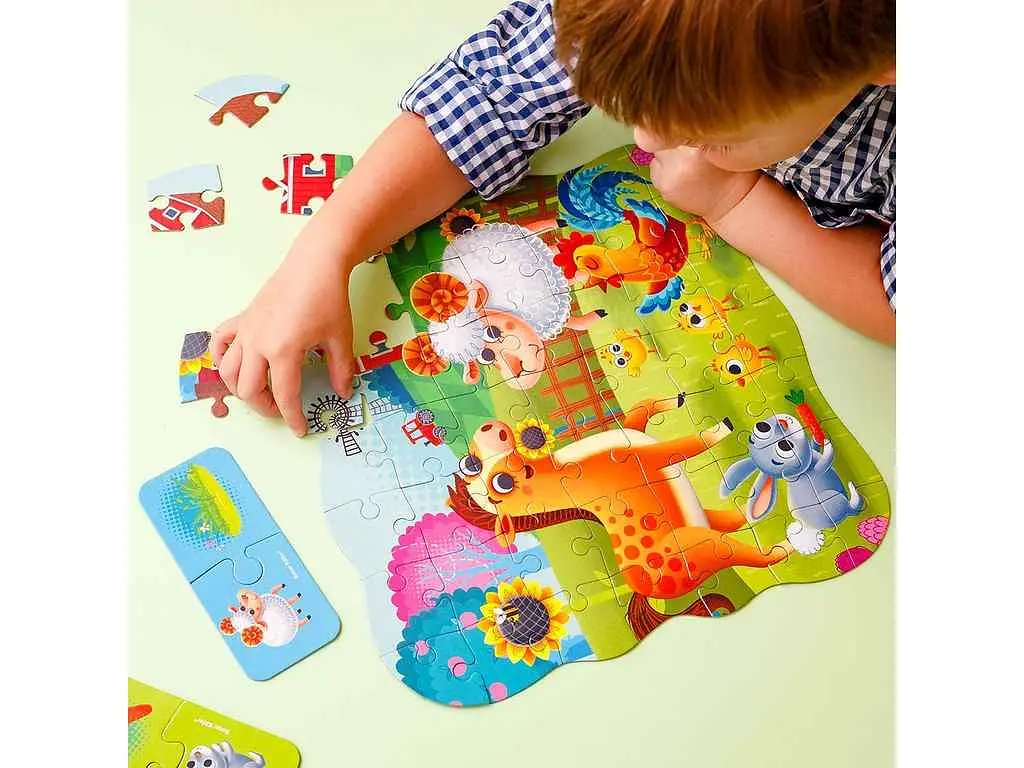 Пазли VLADI TOYS "2 in 1. Farm" RK1140-05 - фото 4