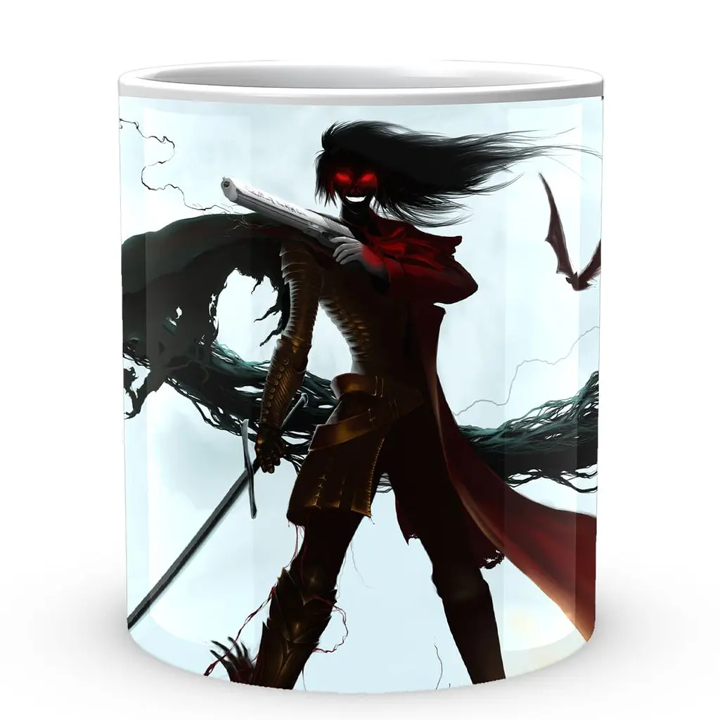 Кухоль GeekLand Hellsing Хелсінг Алукард HLS 02.05 330 мл білий - фото 2
