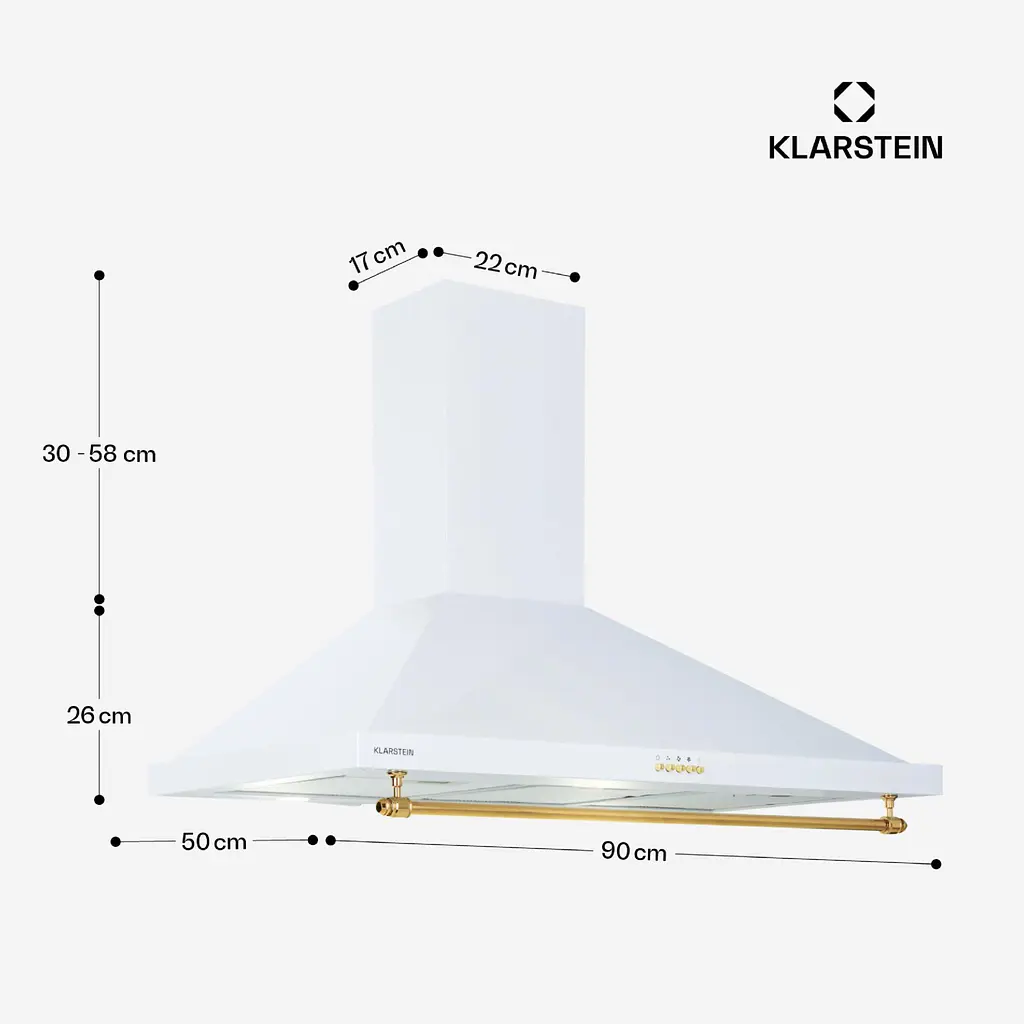 Вытяжка Klarstein Montblanc 90 (10040267) - фото 6