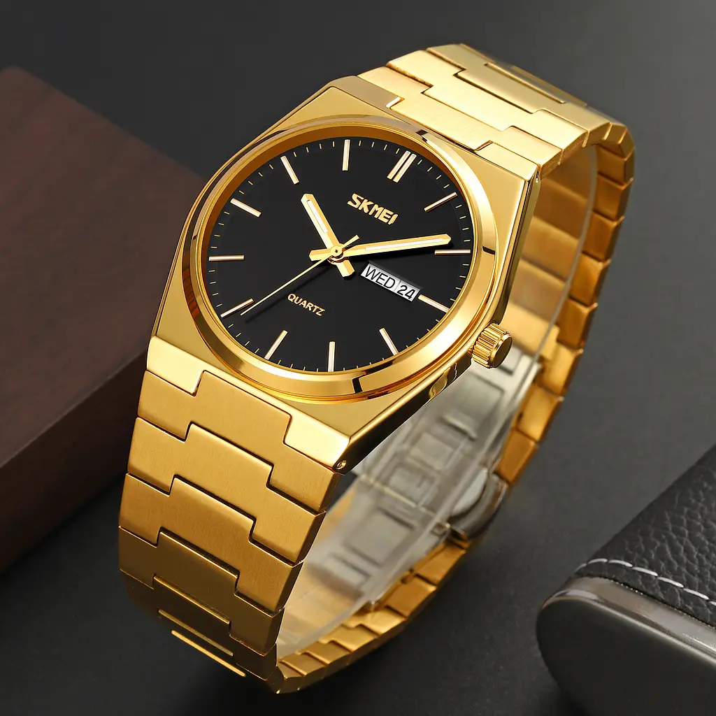 Наручний годинник чоловічий 9288GDBK Gold-Black Skmei acs0029799 - фото 3