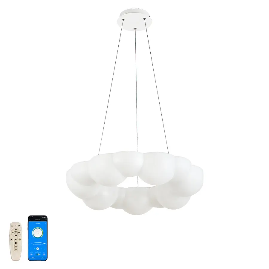 Люстра стельова LED Levistella 797MD6033 (500), 80W, три режими світла, пульт, сучасний стиль, 500х90 мм - фото 2