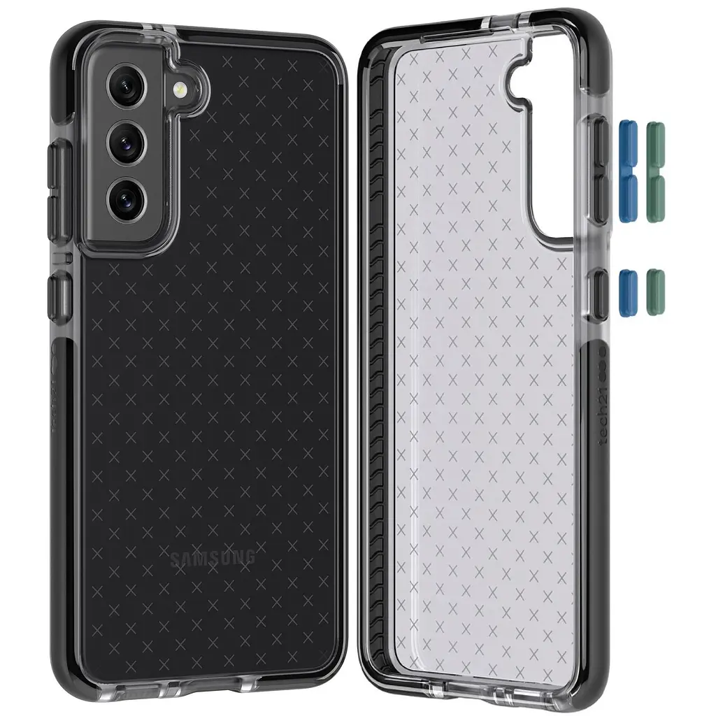 Оригінальний протиударний чохол Tech21 Evo Check для Samsung Galaxy S21 FE (6.4) Black T21-9080 - фото 13