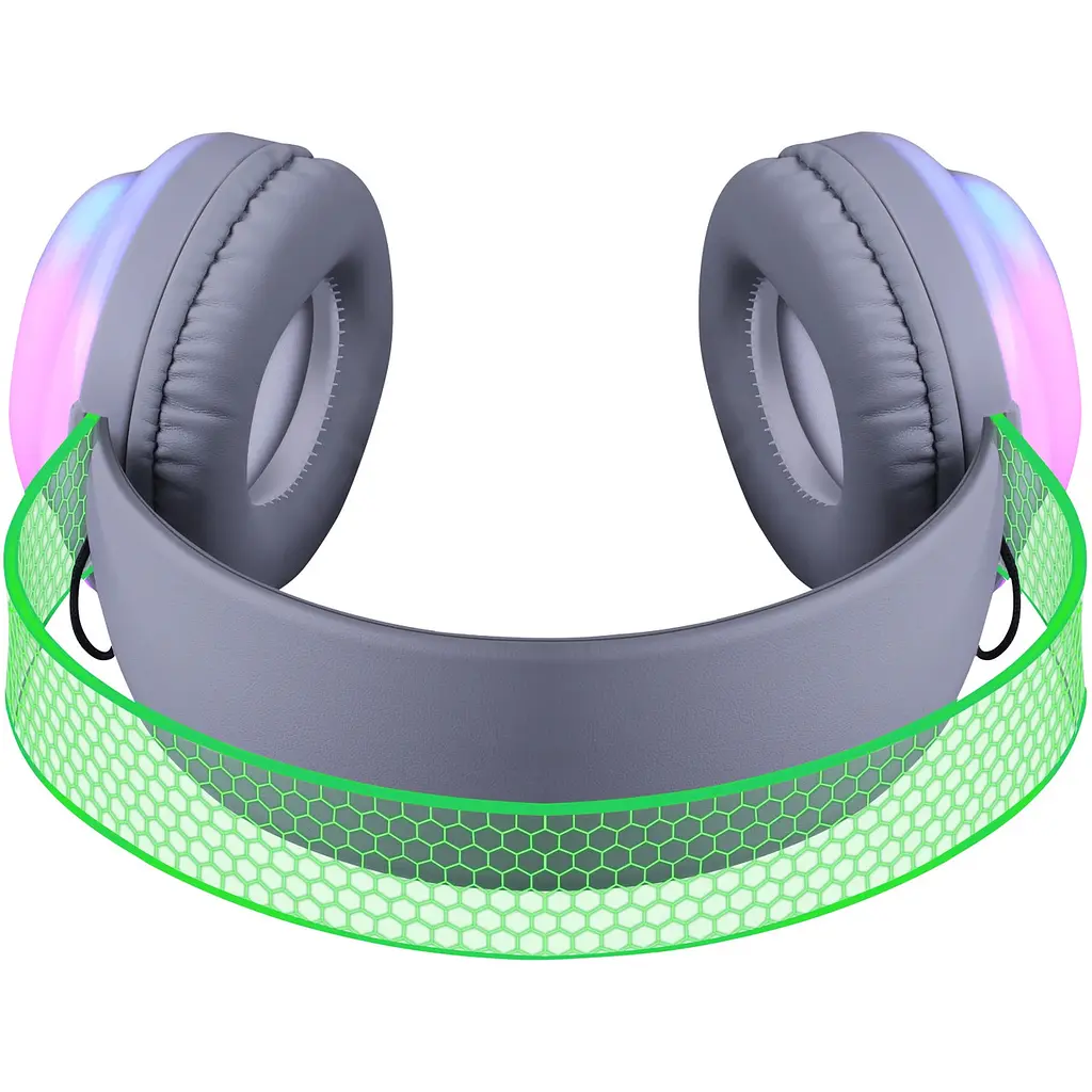 Навушники бездротові Defender FreeMotion B651 Bluetooth+3,5мм+USB-C, RGB Білий - фото 5