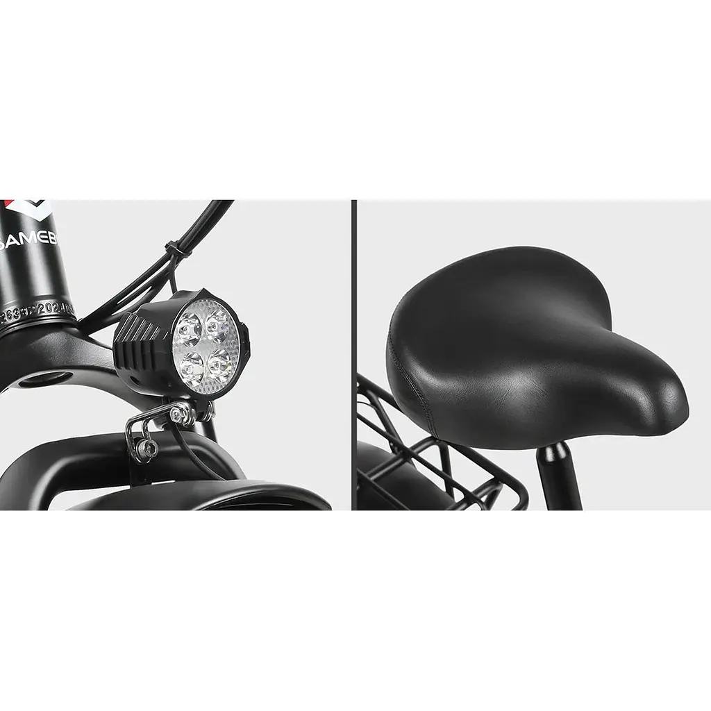 Електровелосипед Samebike LOTDM200-II Black [131845] - фото 4