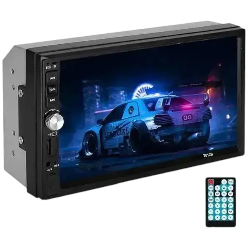 Автомагнітола 4Max MP5 7012B сенсорним дисплеєм 7, 1080P та дистанційним керуванням 2 DIN Bluetooth чорний - фото 5