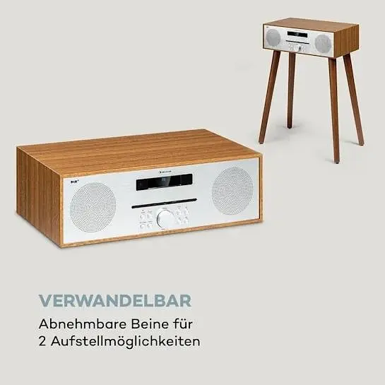 Радіоприймач Auna Silver Star Stand CD-DAB (10038421) - фото 3