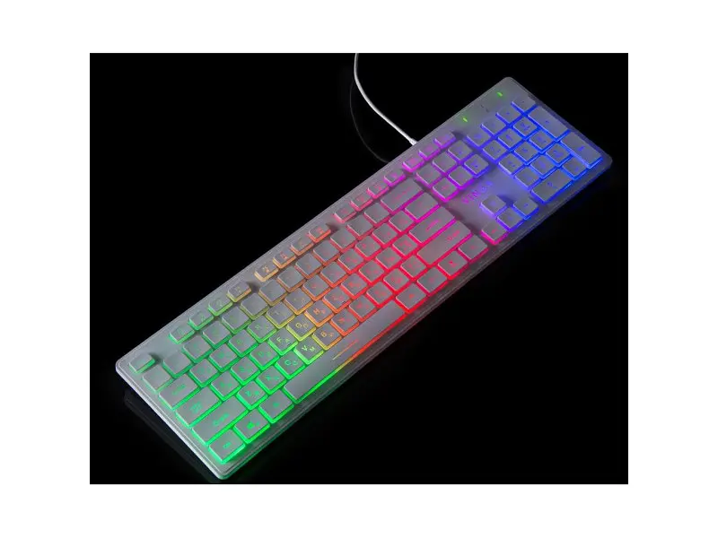 Клавіатура Vinga KB410 White - фото 4