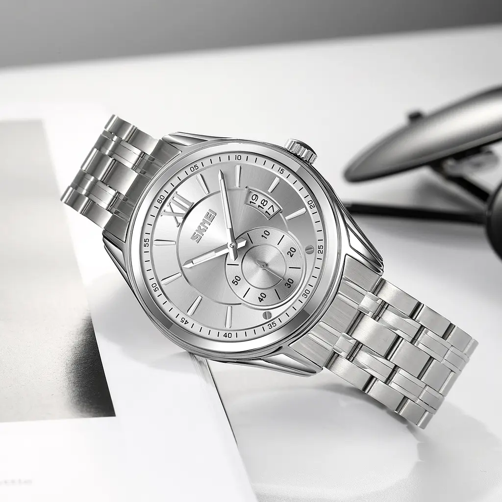 Наручные часы мужские 9319SISI Silver-Silver Skmei acs0030924 - фото 3