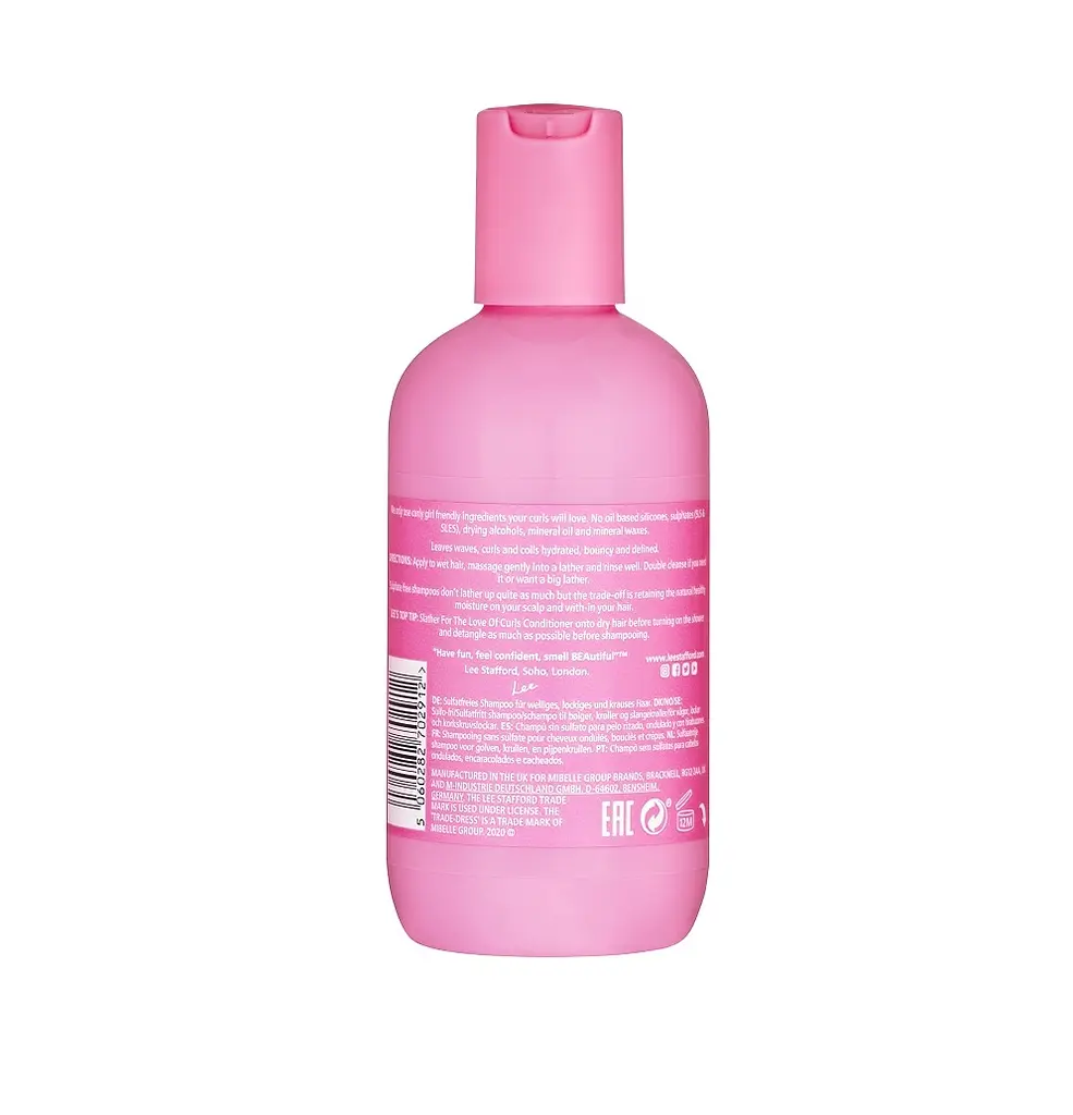 Бессульфатный шампунь для кудрявых волос For The Love Of Curls Shampoo Lee Stafford 250 мл - фото 2