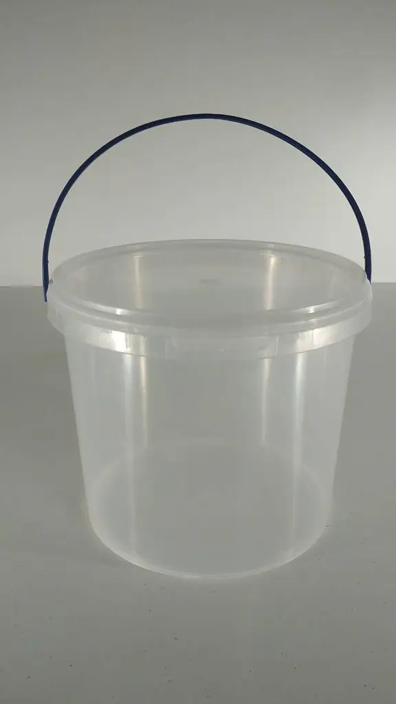 Ведро пластиковое прозрачное круглое с крышкой для пищевых продуктов 3000 мл 80 шт./уп. - фото 2