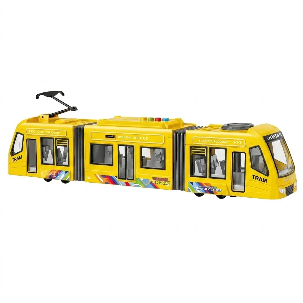 Міський трамвай жовтий Cars S жовтий (CJ-4358574)