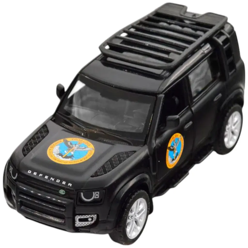 Автомодель TechnoDrive 250364M серия Шевроны Героев Land Rover Defender 110 ГУР МО - фото 13