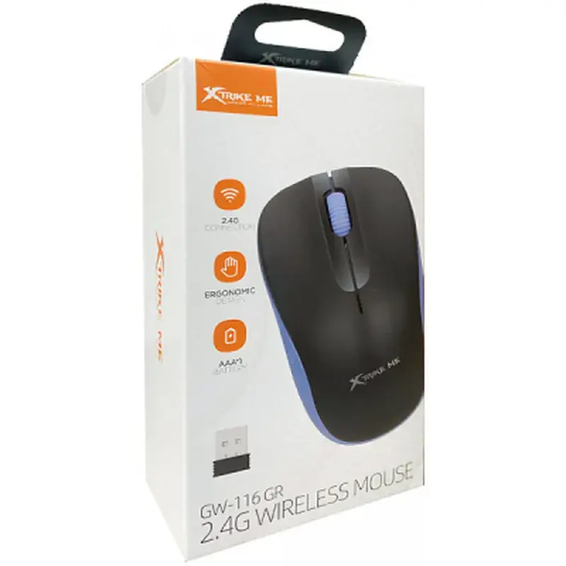 Мишка Xtrike ME GW-116 Wireless Grey (GW-116GY) - фото 3