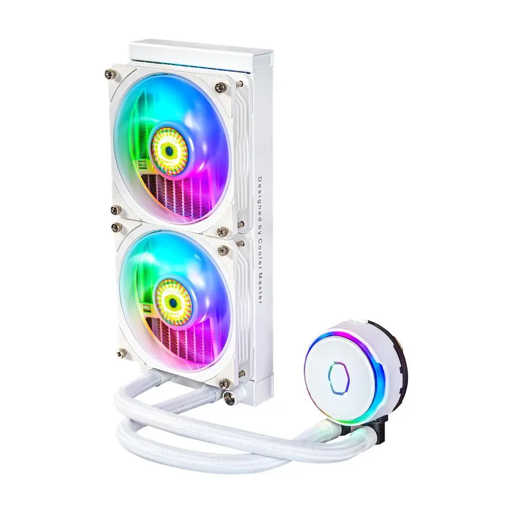 Система охолодження для комп’ютерного процесора Cooler Master MasterLiquid PL240 Flux MLY-D24M-A23PZ-RW White - фото 4