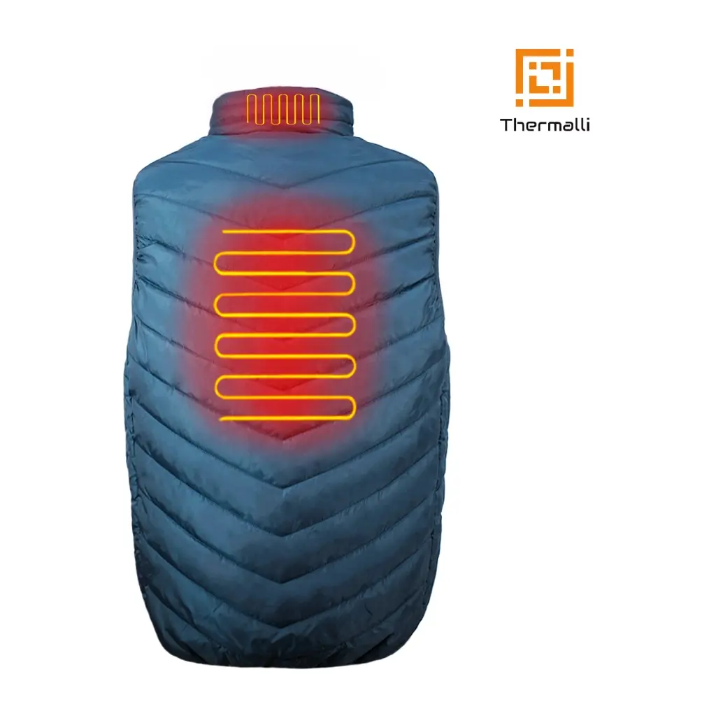 Жилет з підігрівом Thermalli Val Cenis синій XXL (10100105-44XXL) - фото 3