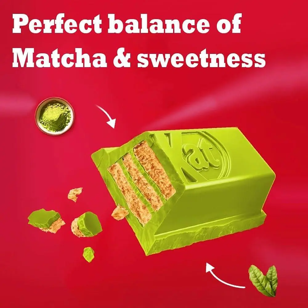Шоколадний батончик Nestle Kit Kat Green Tea Matcha 35 г - фото 4