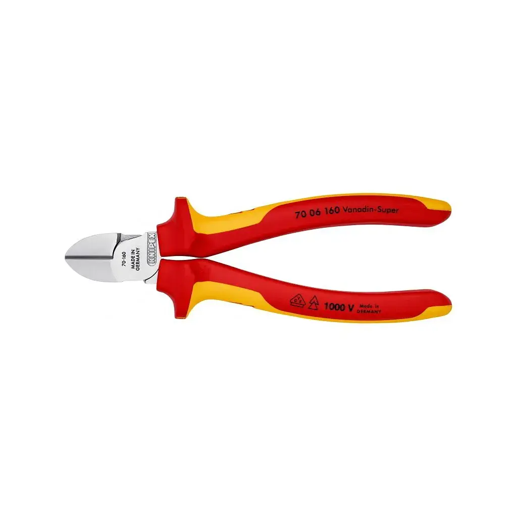 Кусачки KNIPEX бокові (70 06 160) - фото 3