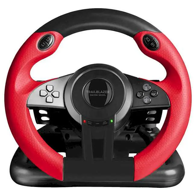 Кермо Speedlink Trailblazer Racing Wheel PC/Xbox One/PS3/PS4 Black/Red (SL-450500-BK) - фото 6