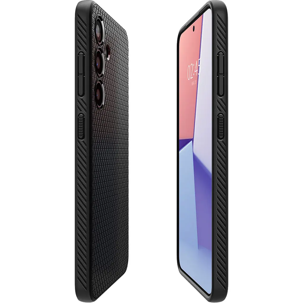 Чохол Spigen Liquid Air Case для Samsung Galaxy S24 Plus Matte Black [ACS07327] [100260] - фото 11