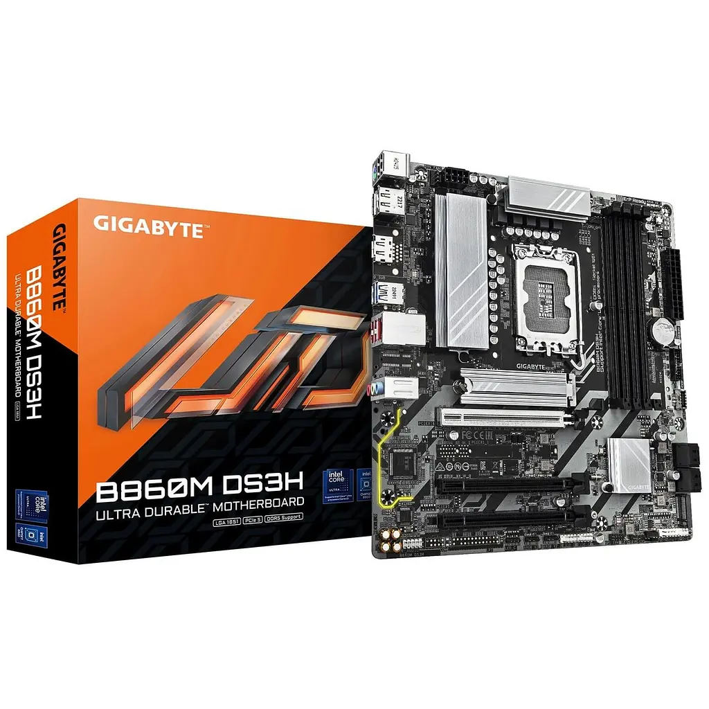 Материнська плата GIGABYTE B860M DS3H (B860M DS3H) (Socket 1851, Intel B860, Micro-ATX) - фото 4