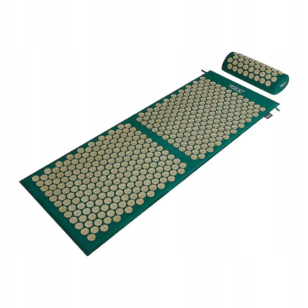 Килимок акупунктурний 4FIZJO Аплікатор Кузнєцова з валиком 128 x 48 см Navy Green/Gold 4FJ0289 (P-5907739313317) - фото 5