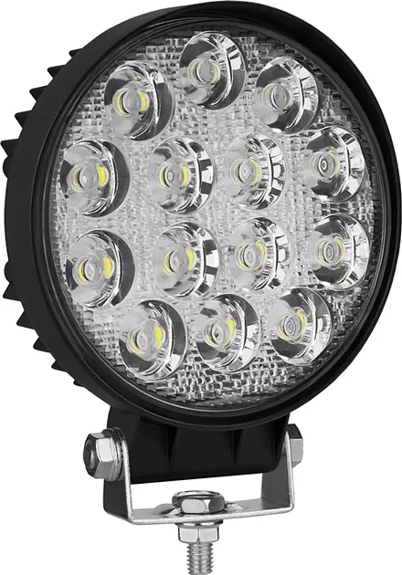LED фара Brevia Flood Ближнє світло 10-30V 42W (14x3W) 2800Lm Алюмінієвий корпус IP68 (10651RFX1) - фото 6
