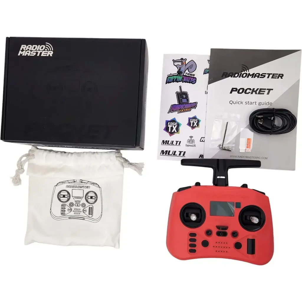 Пульт управления RadioMaster Pocket Crush ELRS M2 Red (HP0157.0091-RED) [162915] - фото 8