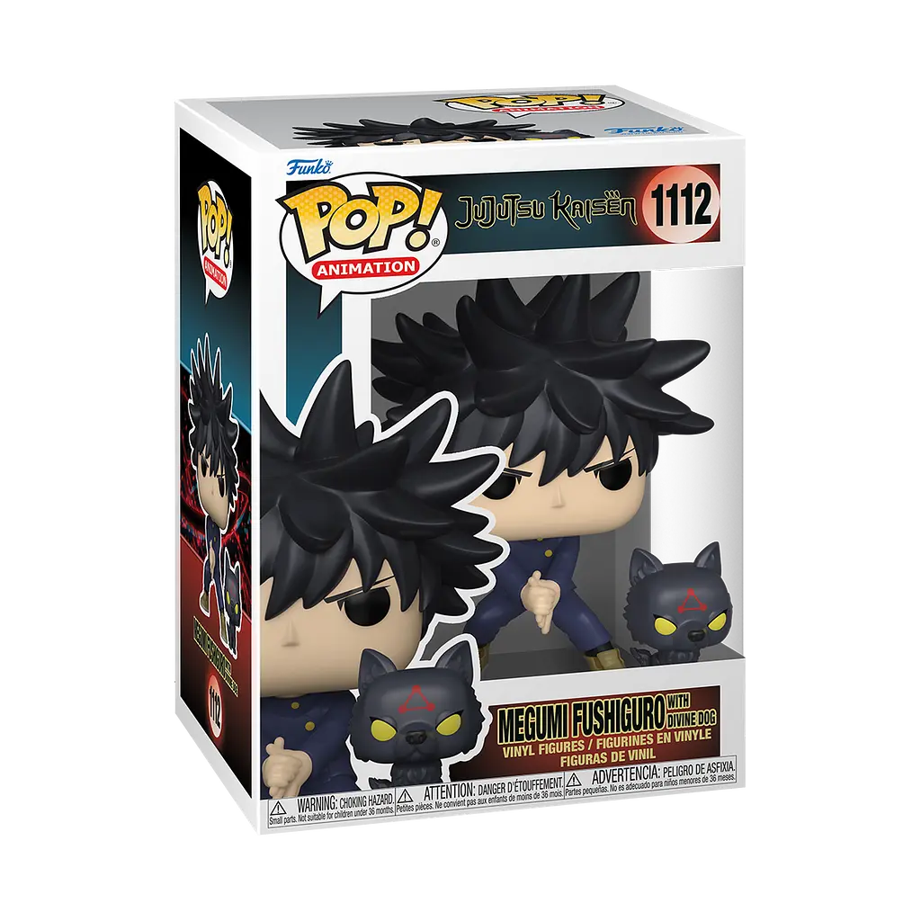 Фігурка Funko Pop Jujutsu Kaisen Megumi with Dogs Магічна Битва Мегумі 10 см (FP JK M 1112) - фото 3
