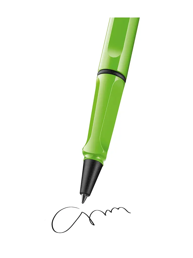 Ручка-ролер Lamy Safari Зелена, Стрижень M63 1,0 мм Синій (4035597) - фото 3