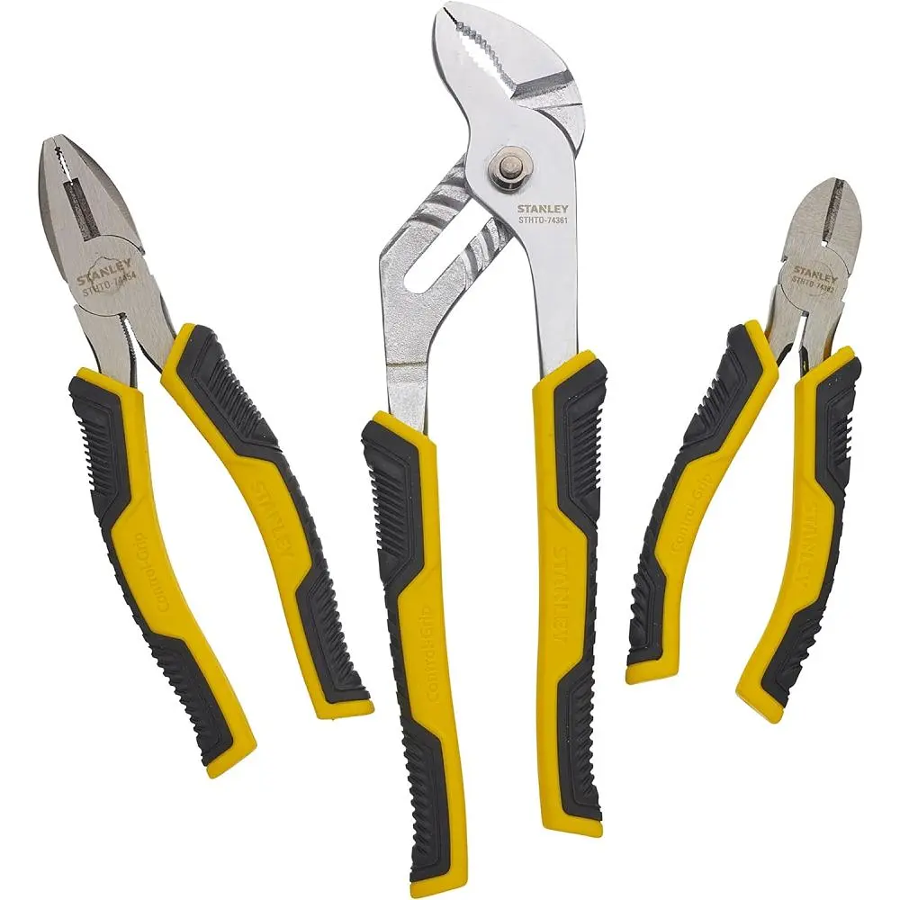 Набір з плоскогубців та кусачек Stanley Control-Grip STHT0-74471, 3 шт. (STHT0-74471) - фото 2