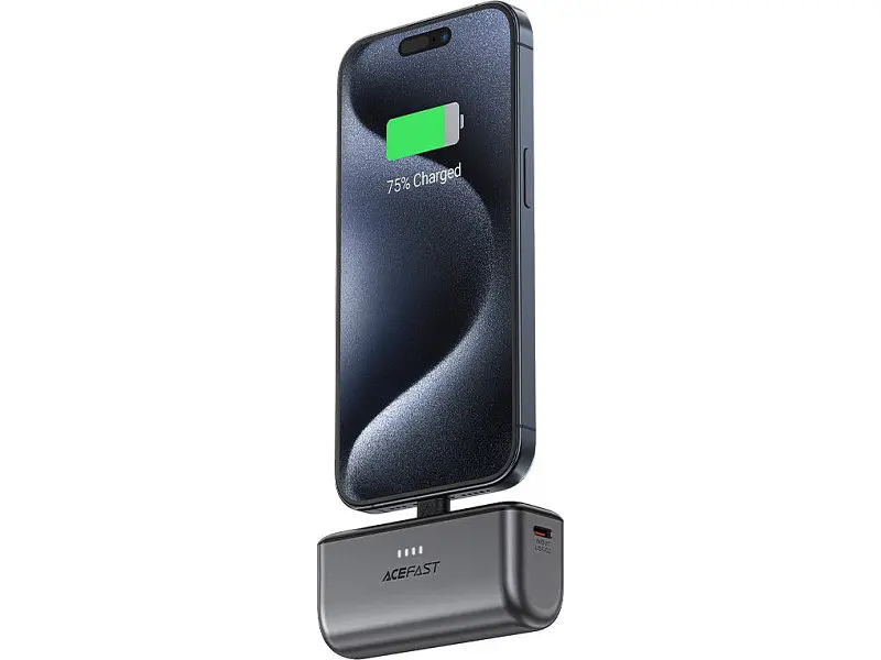 Зовнішній акумулятор (Power Bank) Acefast M9 5000mAh 20W Black - фото 2