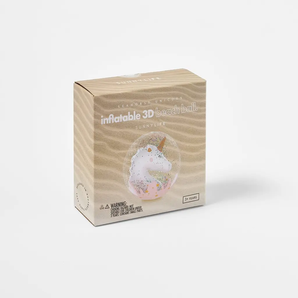 Надувний пляжний 3D м'яч Sunny Life Морський коник (S1PB3DSE) - фото 2