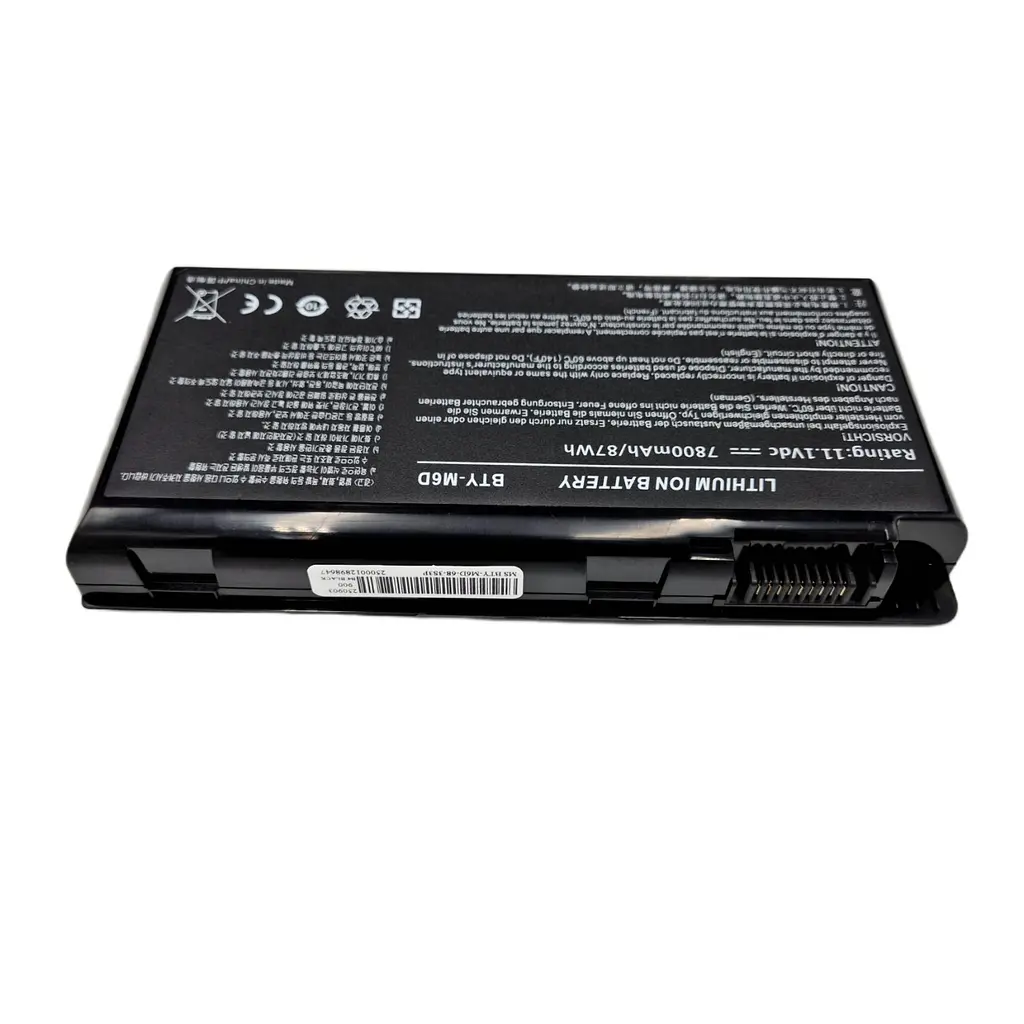 Акумулятор BTY-M6D для MSI GT660, GT663, GT683, GT685, GT70, GT780, GT783, GX60, GX660, GX680, GX780 S9N-3496200-M47 (11.1V 7800 mAh 87Wh) - фото 2