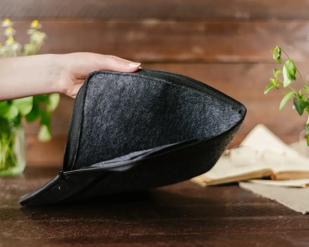 Чохол Gmakin Apple MacBook Air/Pro 13` GM68-13 Felt Case (Black) [73586] - фото 9