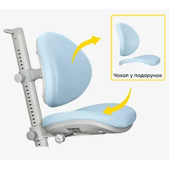 Дитяче крісло Mealux Ortoback Plus Blue (Y-508 KBL Plus) - фото 8