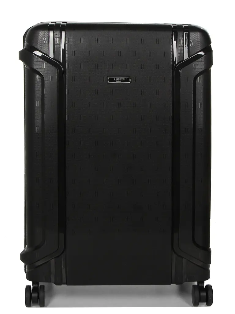 Валіза середня M поліпропілен Airtex 645 76л 68×47×28 см Чорна - фото 3
