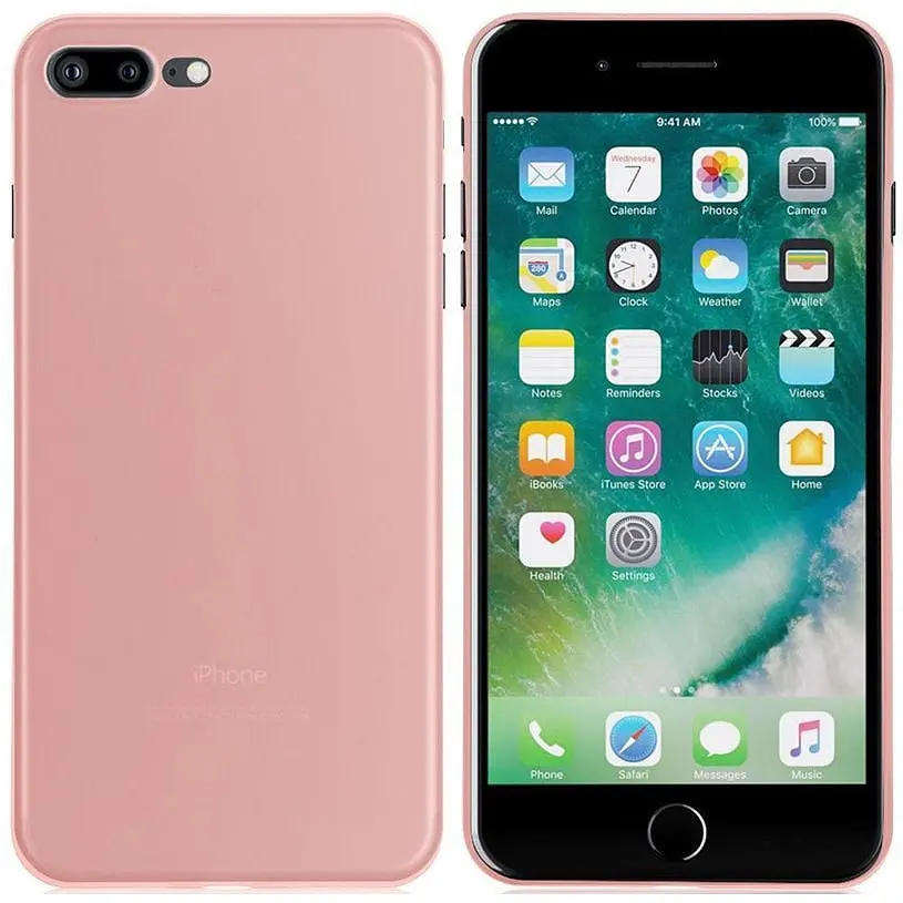 Чохол-накладка Toto Ultra Thin TPU Case iPhone 7 Plus/8 Plus Pink - фото 2