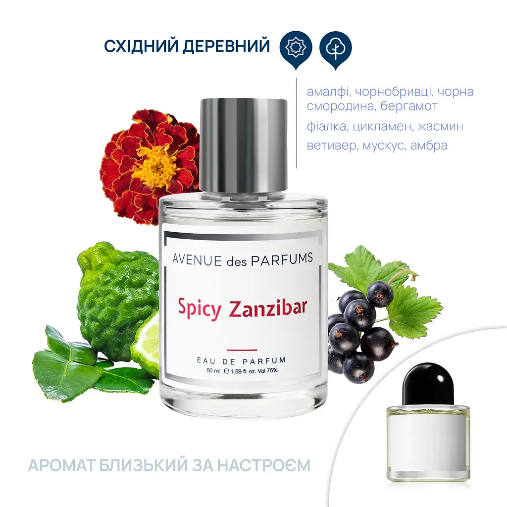 Парфюмерная вода Spicy Zanzibar Avenue des Parfums 50 мл - фото 2